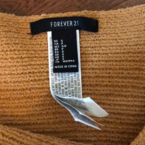 Forever 21 Soft Knit Sweater (Mustard Yellow) - Picture 7 of 7